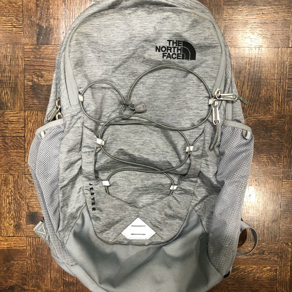 The North Face gray Jester backpack